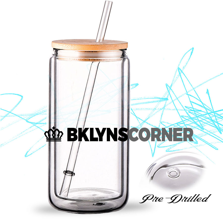 DOUBLE WALL SNOW GLOBE GLASS TUMBLERS