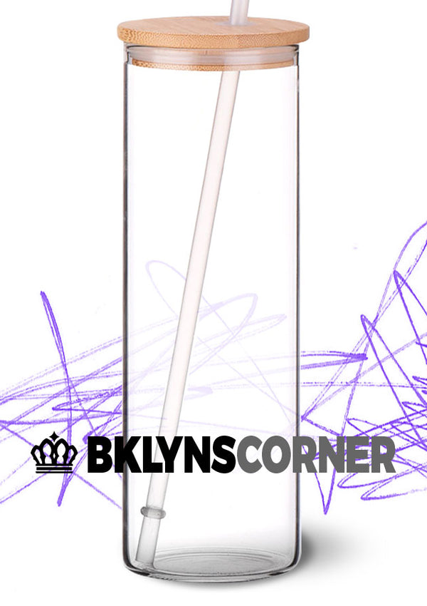 25oz. GLASS SKINNY TUMBLER