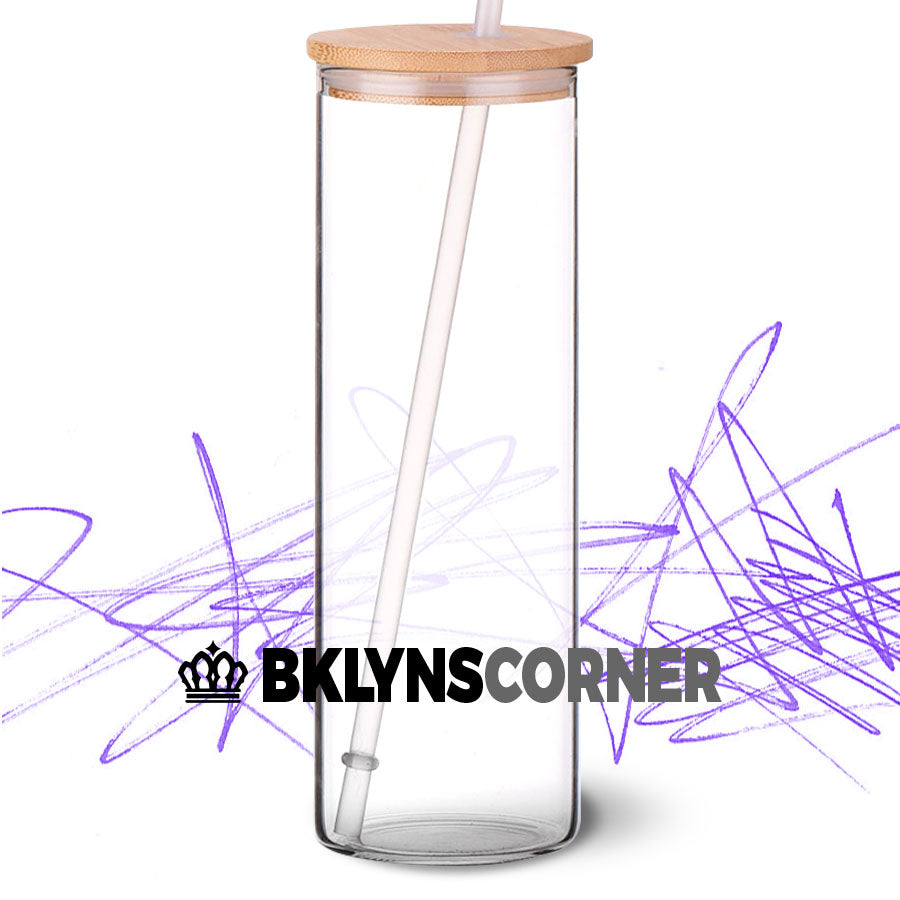 25oz. GLASS SKINNY TUMBLER
