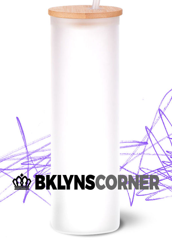 25oz. GLASS SKINNY TUMBLER