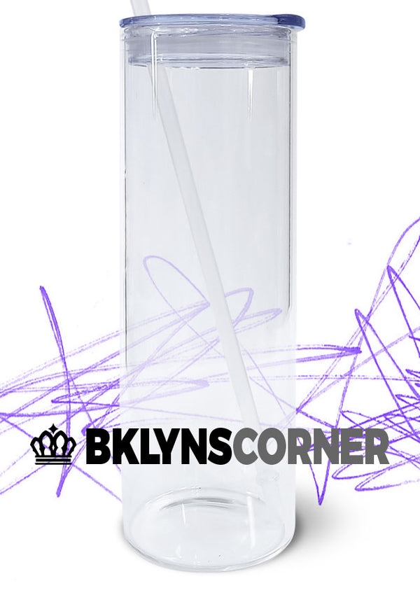 25oz. GLASS SKINNY TUMBLER