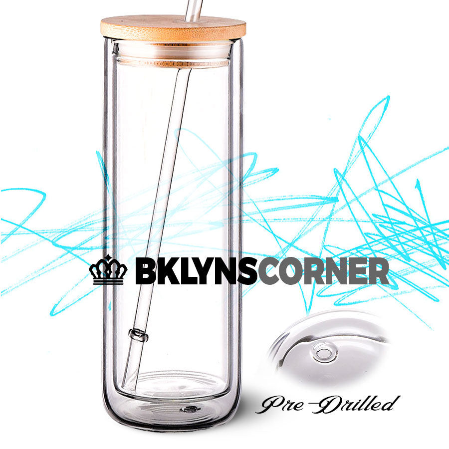 DOUBLE WALL SNOW GLOBE GLASS TUMBLERS