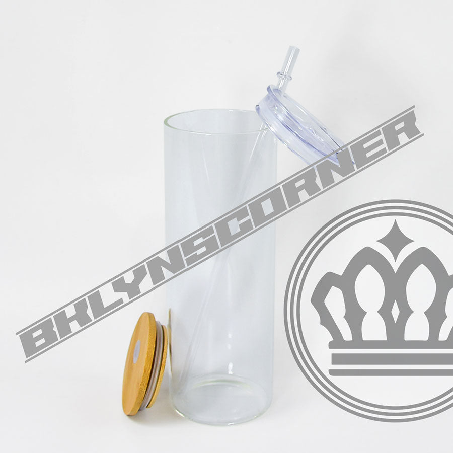 25oz. GLASS SKINNY TUMBLER