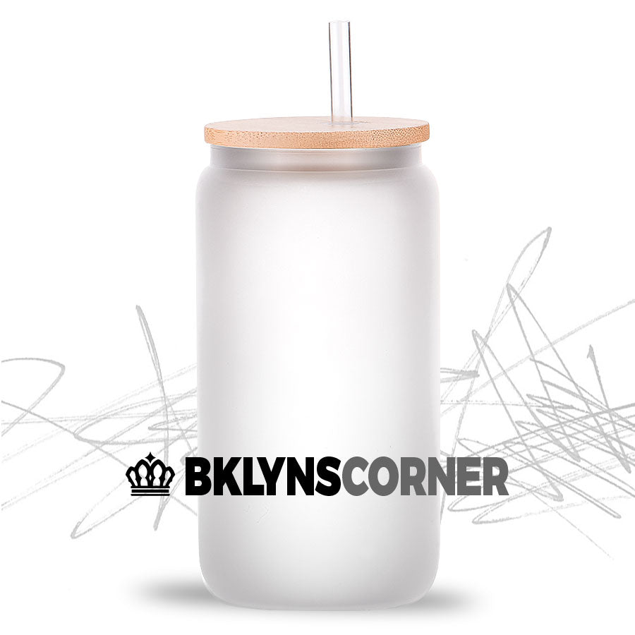 GLASS BEER CAN TUMBLER