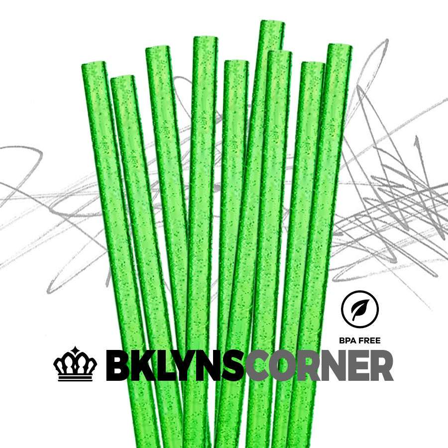 HD Colored Glitter Straws