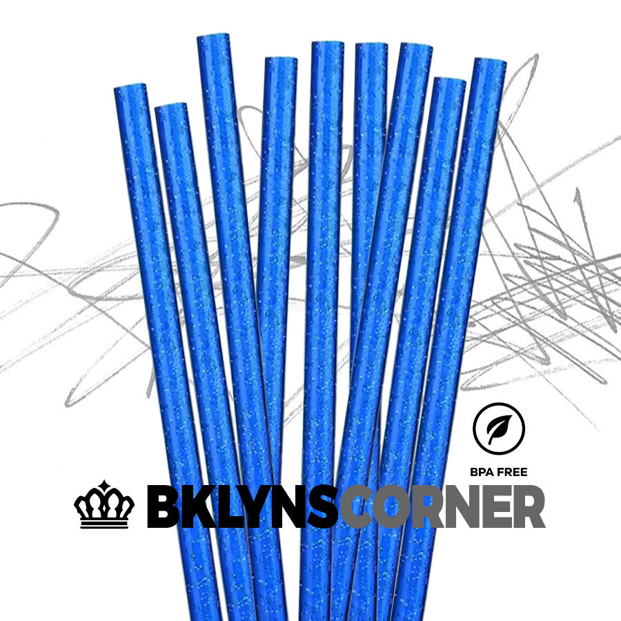 HD Colored Glitter Straws