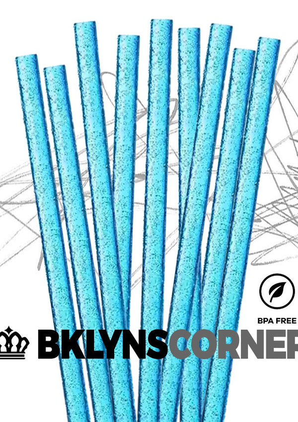 HD Colored Glitter Straws