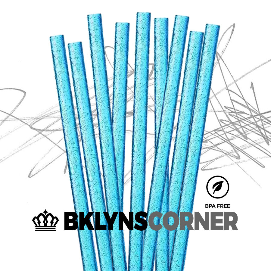 HD Colored Glitter Straws